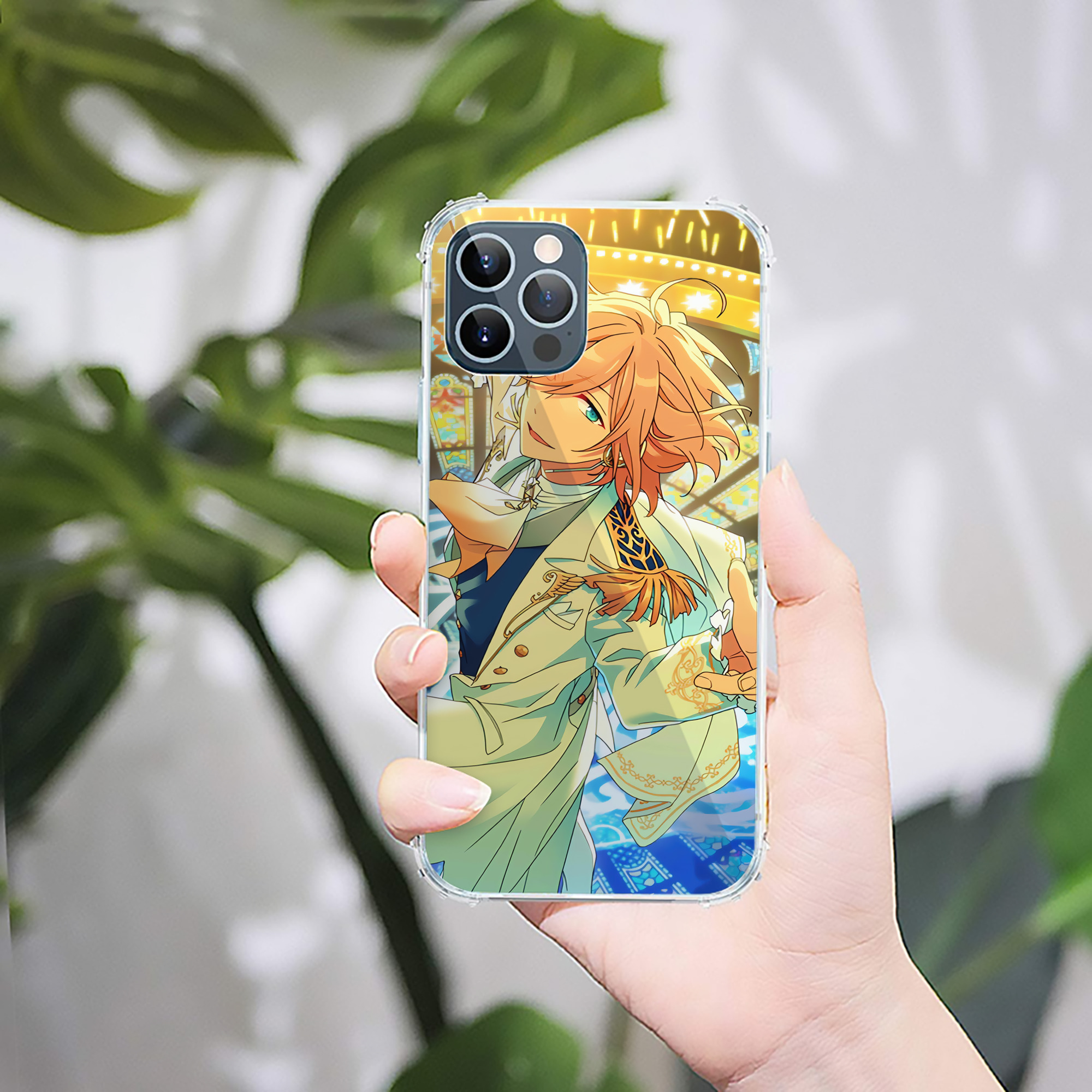（画像用） あんさんぶるスターズ! Ensemble Stars 【iPhone 12シリーズ対応】透明スマホケース（クリアソフトケース）